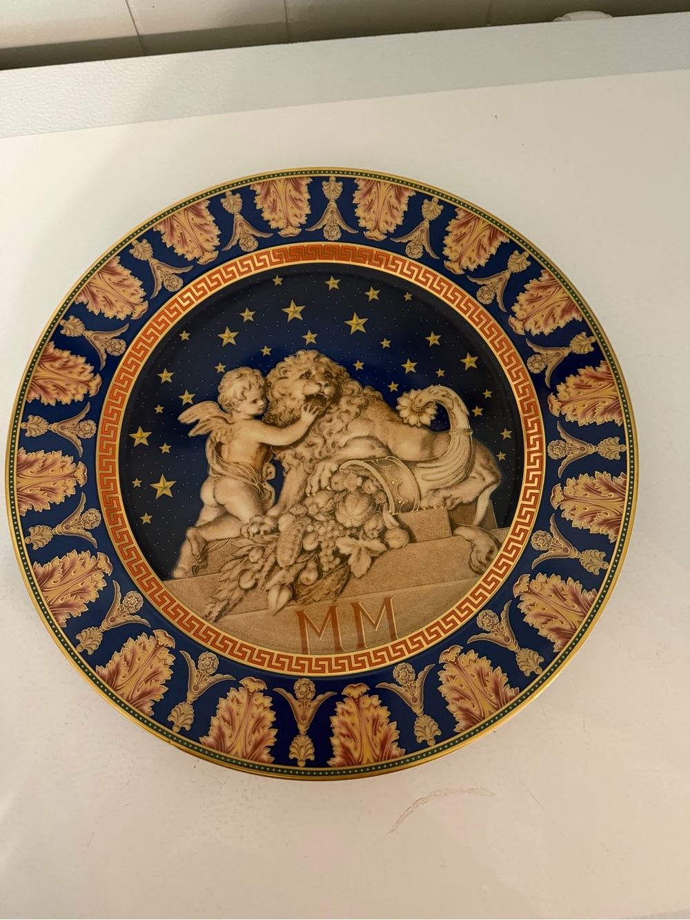 Versace Rosenthal Christmastide 2000 Millennium Collector Plate 12”